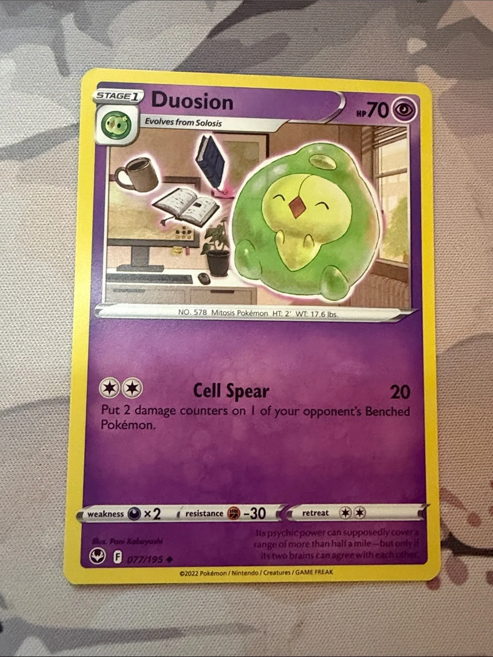 Solosis & Duosion Evolution Line Lot | 4 Pokémon Cards | ✨5/$25✨